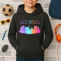 Las Vegas Skyline Kids Hoodie thumb 2