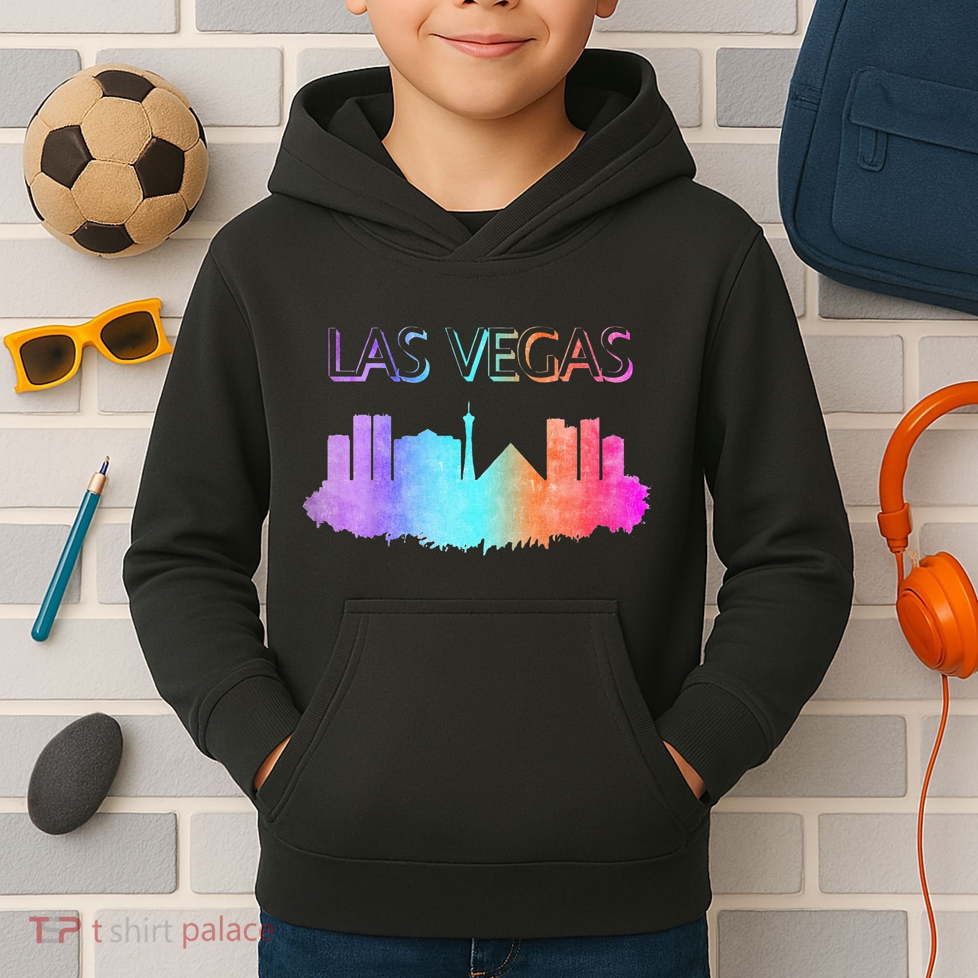 Las Vegas Skyline Kids Hoodie