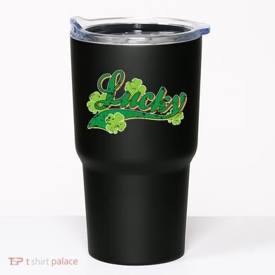 Lucky Vintage St Patrick's Day Tumbler