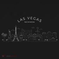 Las Vegas Skyline NV Pride Vintage Las Vegas Nevada T-Shirt thumb 7