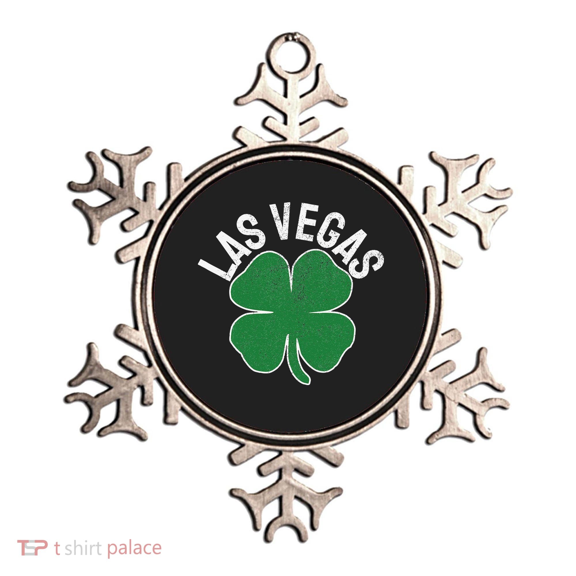 Las Vegas Shamrock St. Patrick's Day Saint Paddy's Irish Ornament