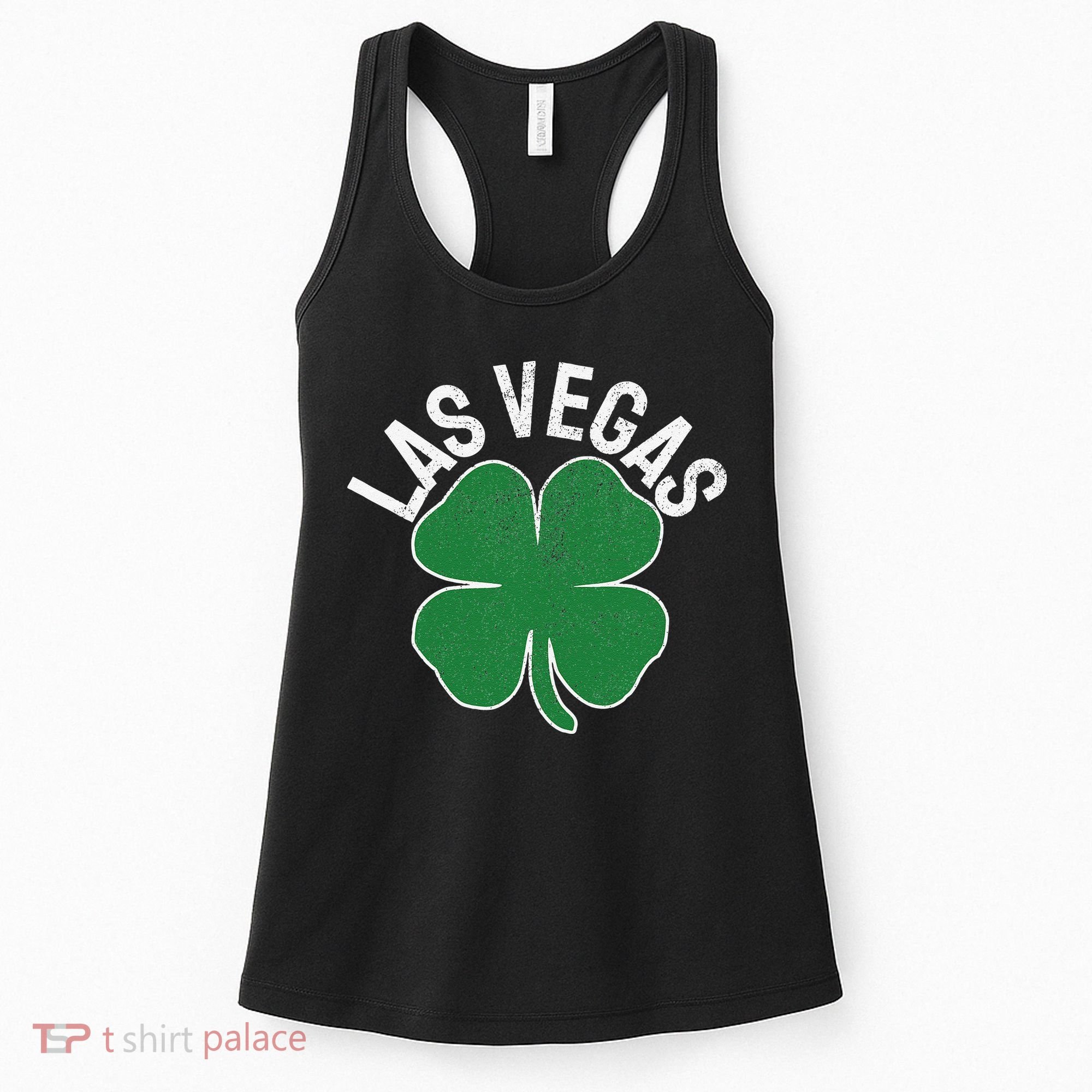 Las Vegas Shamrock St. Patrick's Day Saint Paddy's Irish Women's Tank Top