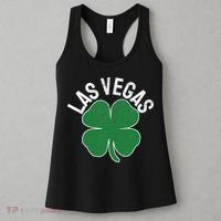 Las Vegas Shamrock St. Patrick's Day Saint Paddy's Irish Women's Tank Top thumb 3
