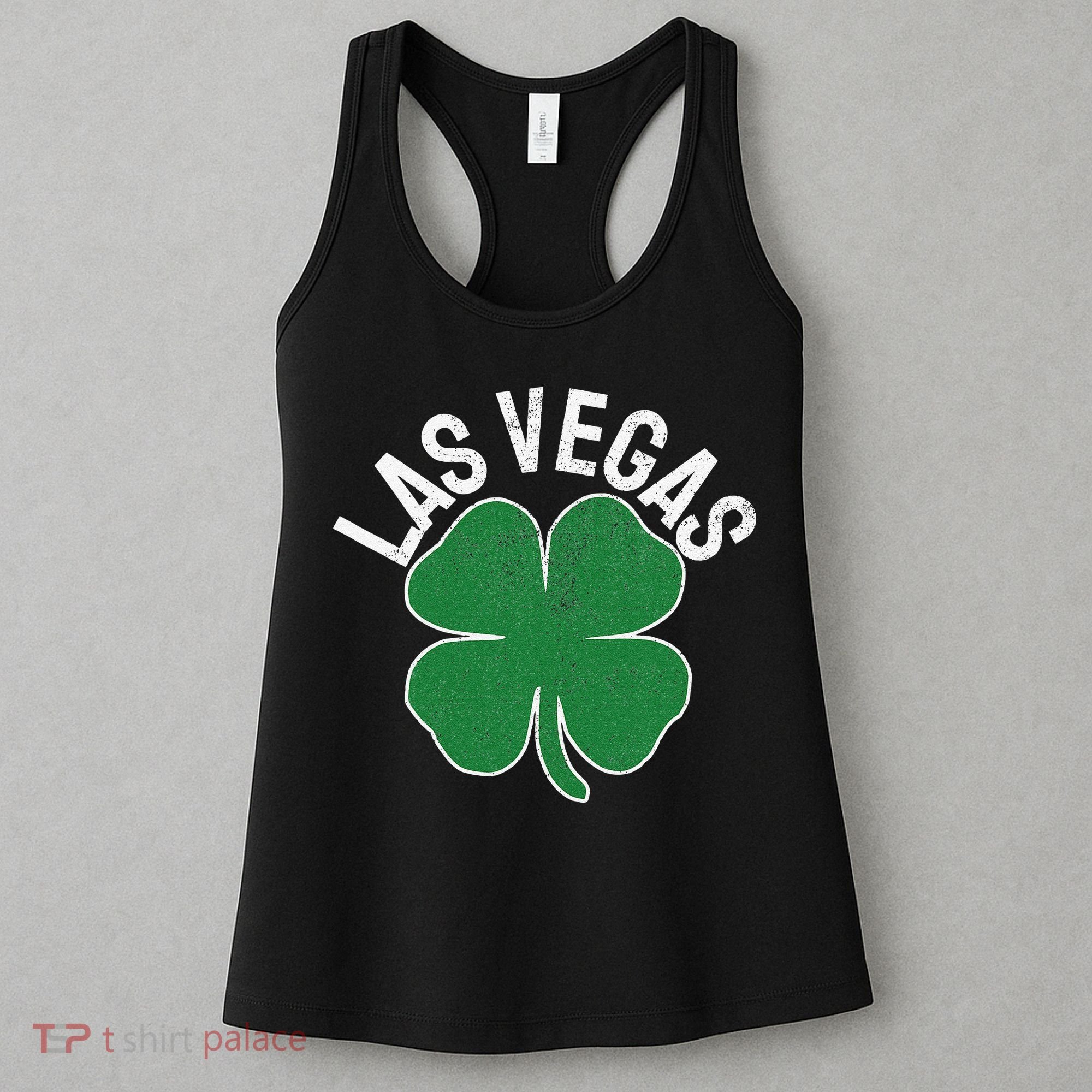 Las Vegas Shamrock St. Patrick's Day Saint Paddy's Irish Women's Tank Top