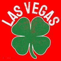 Las Vegas Shamrock St. Patrick's Day Saint Paddy's Irish Santa Hat thumb 1