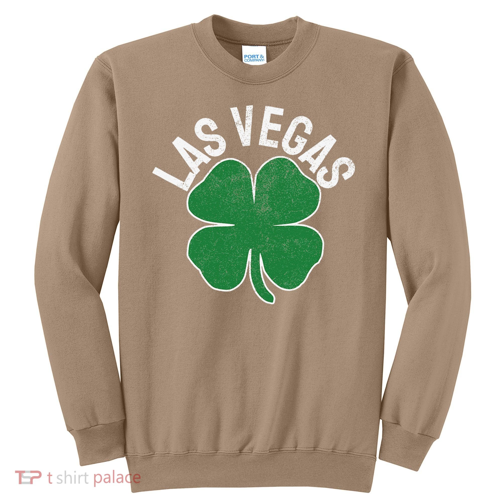 Las Vegas Shamrock St. Patrick's Day Saint Paddy's Irish Sweatshirt