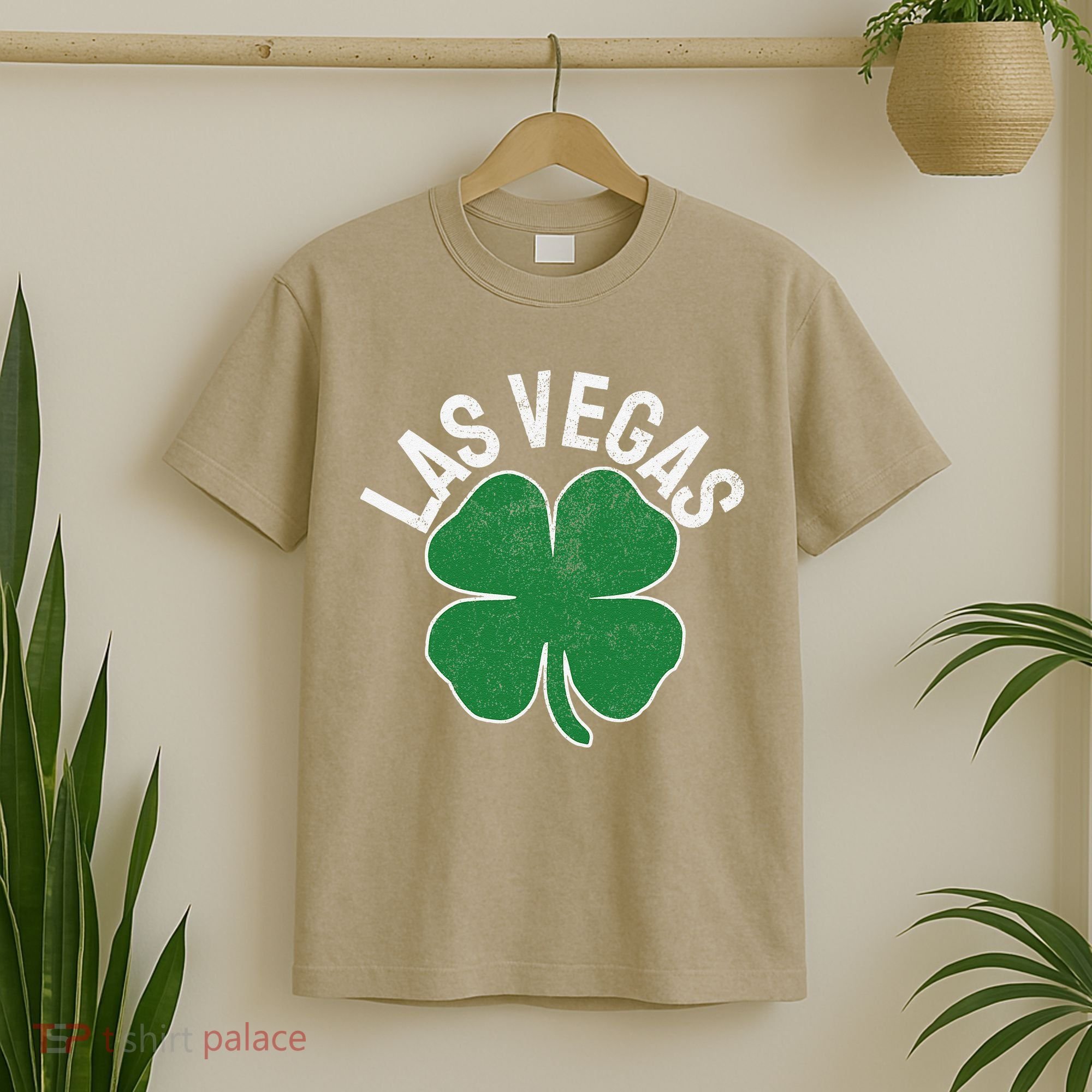 Las Vegas Shamrock St. Patrick's Day Saint Paddy's Irish T-Shirt