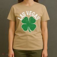 Las Vegas Shamrock St. Patrick's Day Saint Paddy's Irish T-Shirt thumb 4