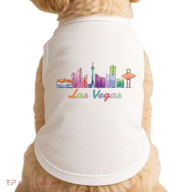 Las Vegas Skyline Aesthetic Design Classic Doggie Tank