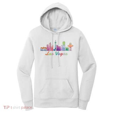 Las Vegas Skyline Aesthetic Design Classic Women's Hoodie