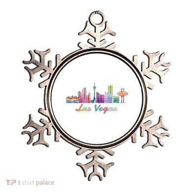 Las Vegas Skyline Aesthetic Design Classic Ornament