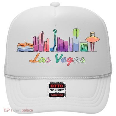 Las Vegas Skyline Aesthetic Design Classic Hat