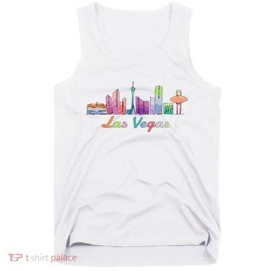 Las Vegas Skyline Aesthetic Design Classic Tank Top