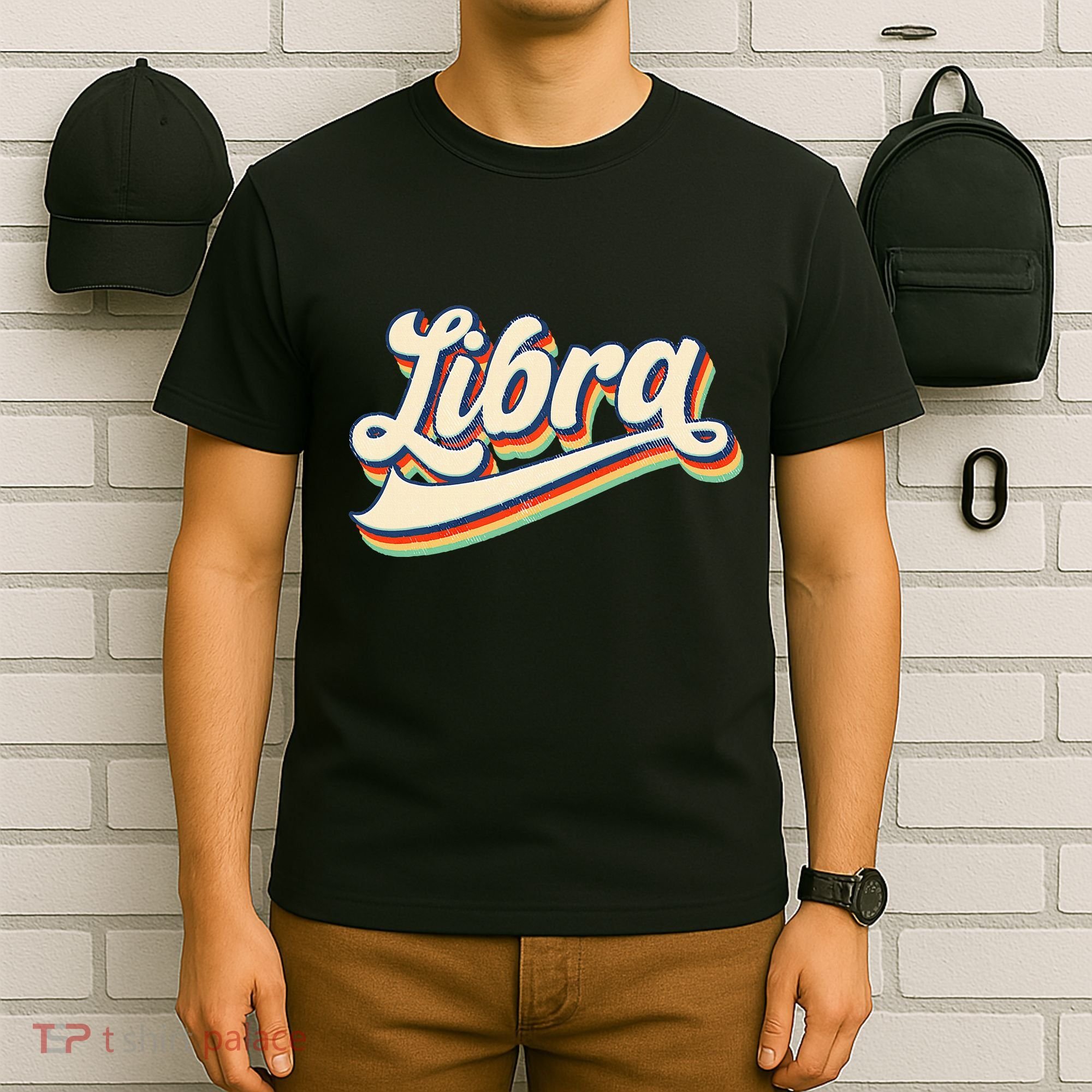 Libra Vintage Zodiac September October Birthday Astrology T-Shirt