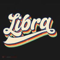 Libra Vintage Zodiac September October Birthday Astrology T-Shirt thumb 7