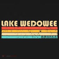 LAKE WEDOWEE ALABAMA Funny Fishing Camping Summer Women's Hoodie thumb 2