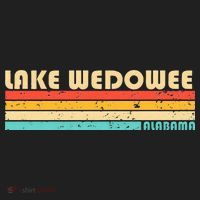 LAKE WEDOWEE ALABAMA Funny Fishing Camping Summer Hat thumb 2