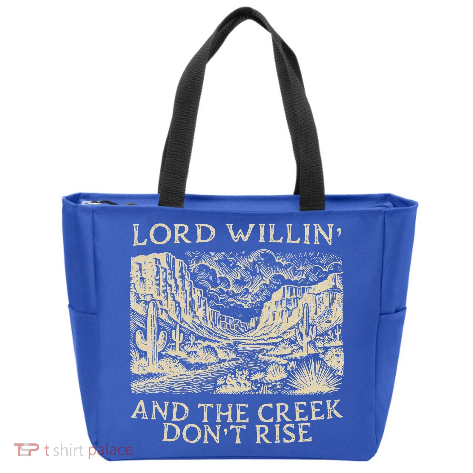 Lord Willing And The Creek DonT Rise Tote Bag