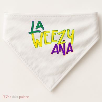 La Weezy Ana Mardi Gras USA-Made Doggie Bandana