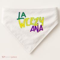La Weezy Ana Mardi Gras USA-Made Doggie Bandana thumb 0