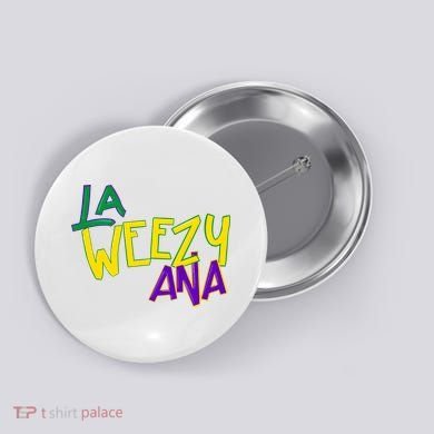 La Weezy Ana Mardi Gras Button