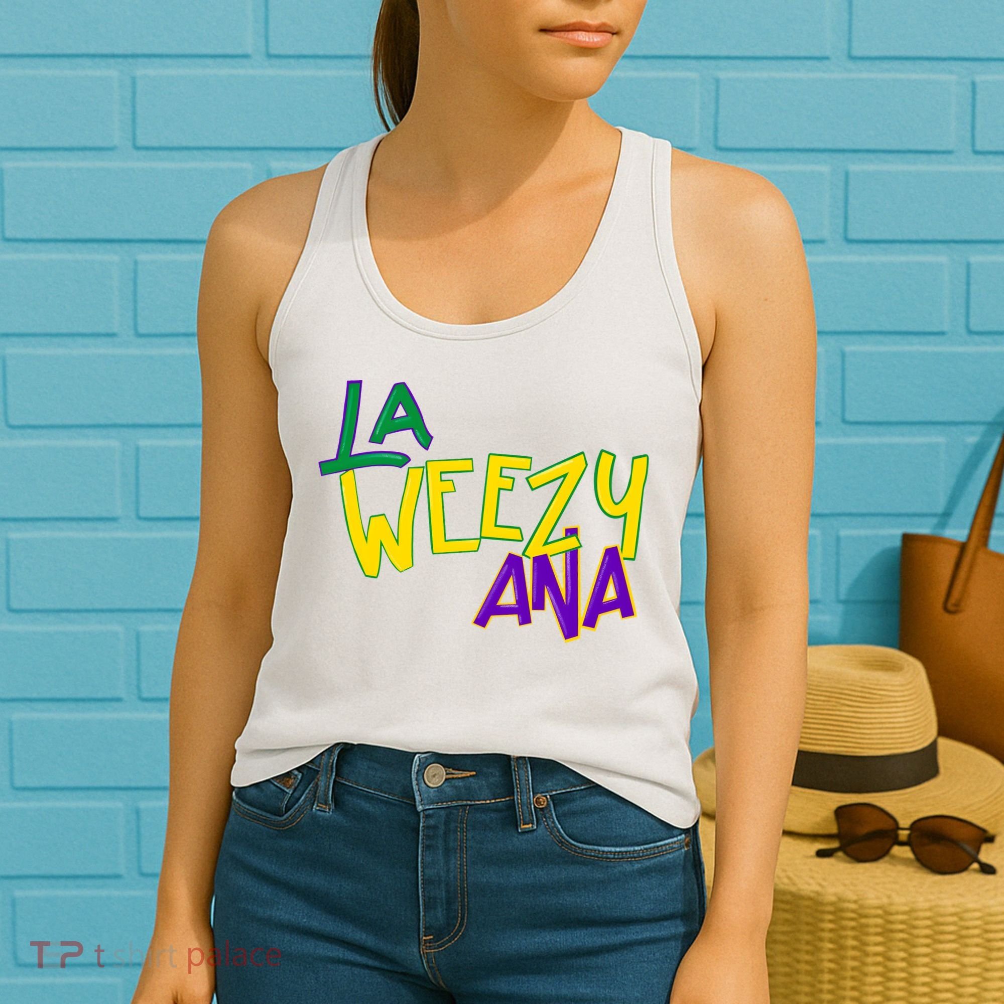 La Weezy Ana Mardi Gras Women's Tank Top