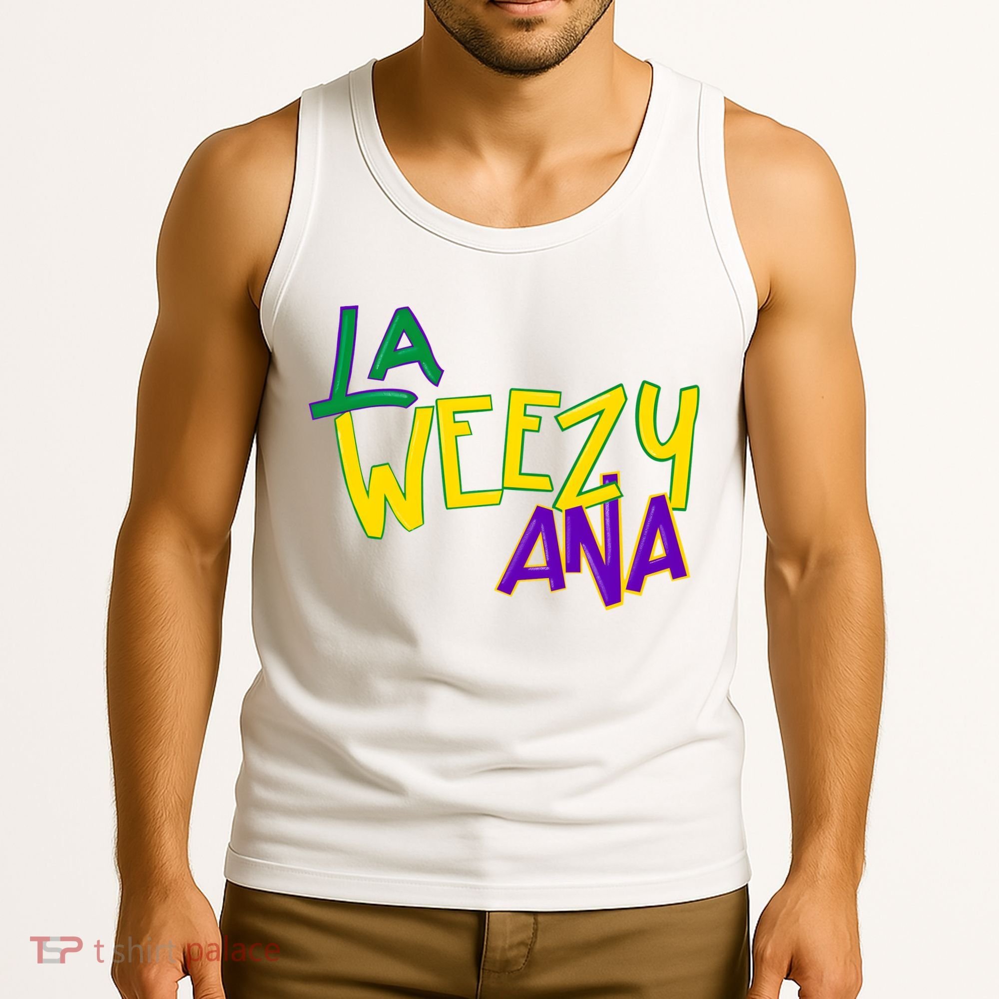 La Weezy Ana Mardi Gras Tank Top