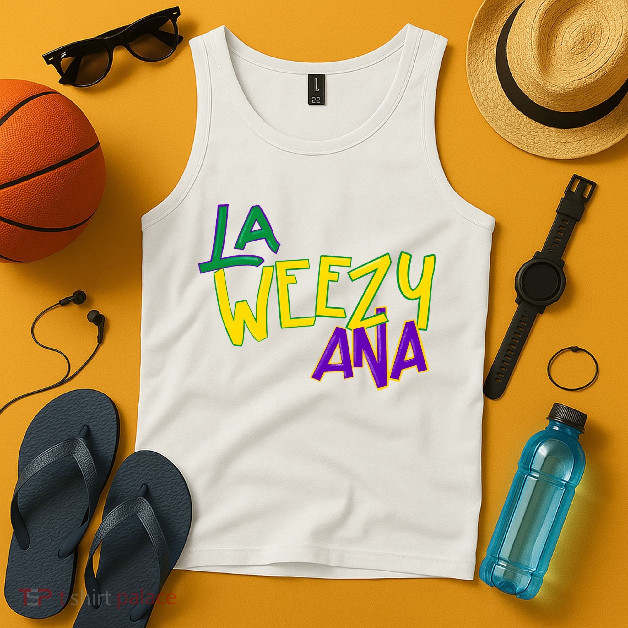 La Weezy Ana Mardi Gras Tank Top