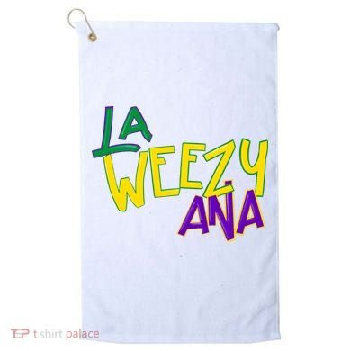 La Weezy Ana Mardi Gras Golf Towel