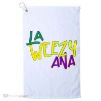 La Weezy Ana Mardi Gras Golf Towel thumb 0