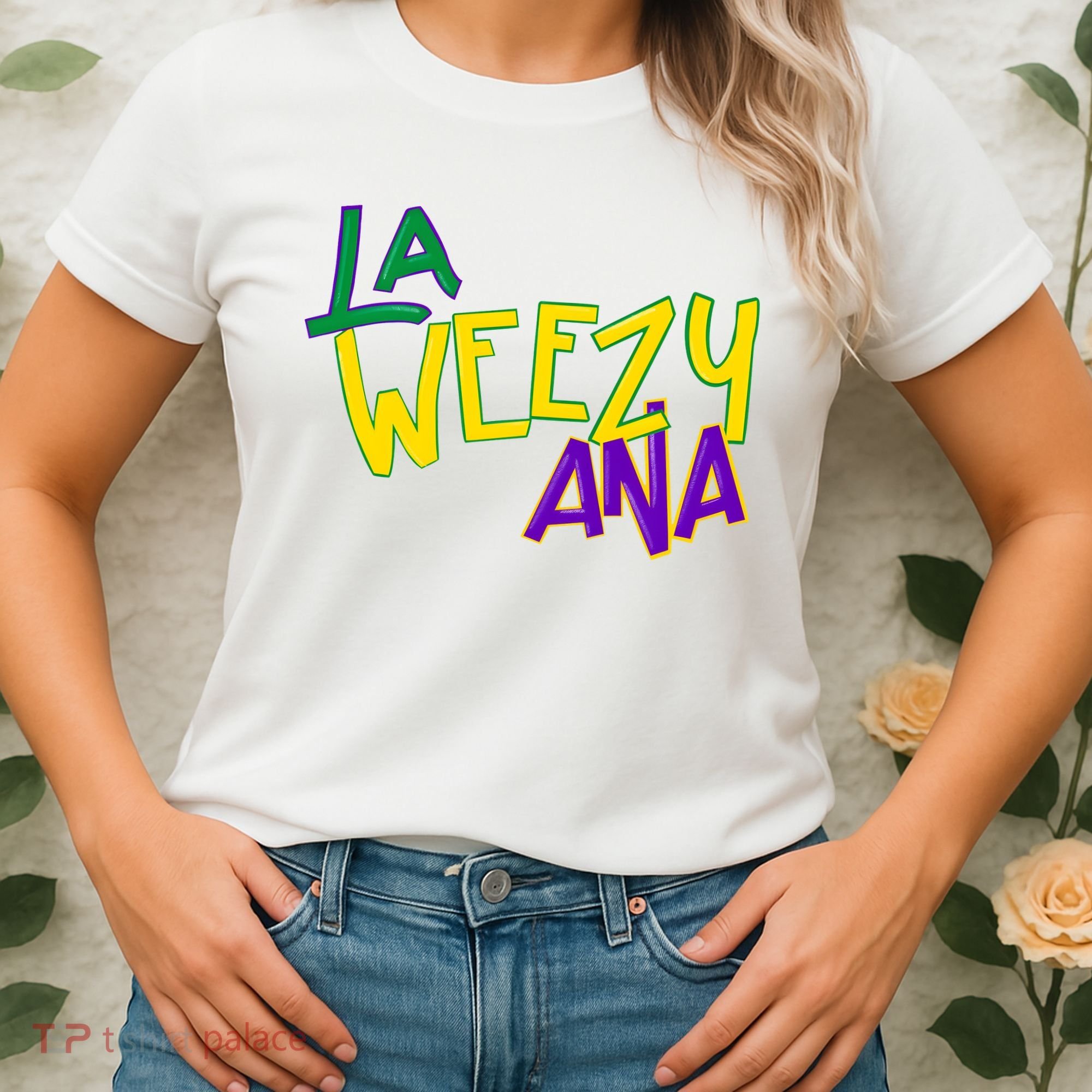 La Weezy Ana Mardi Gras Women's T-Shirt