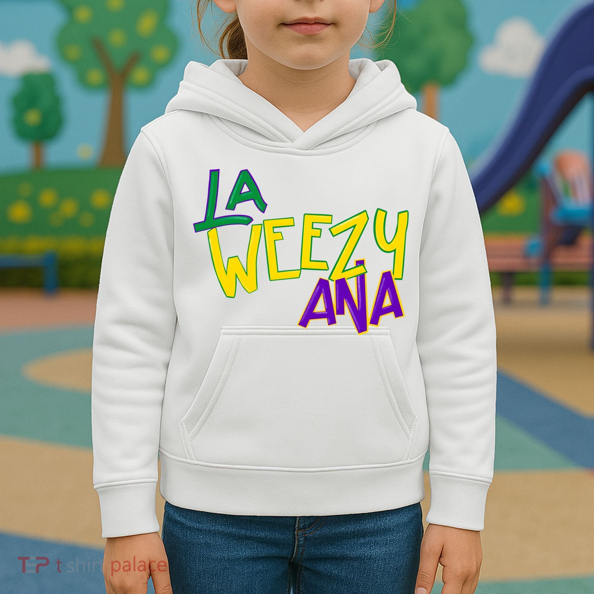 La Weezy Ana Mardi Gras Kids Hoodie