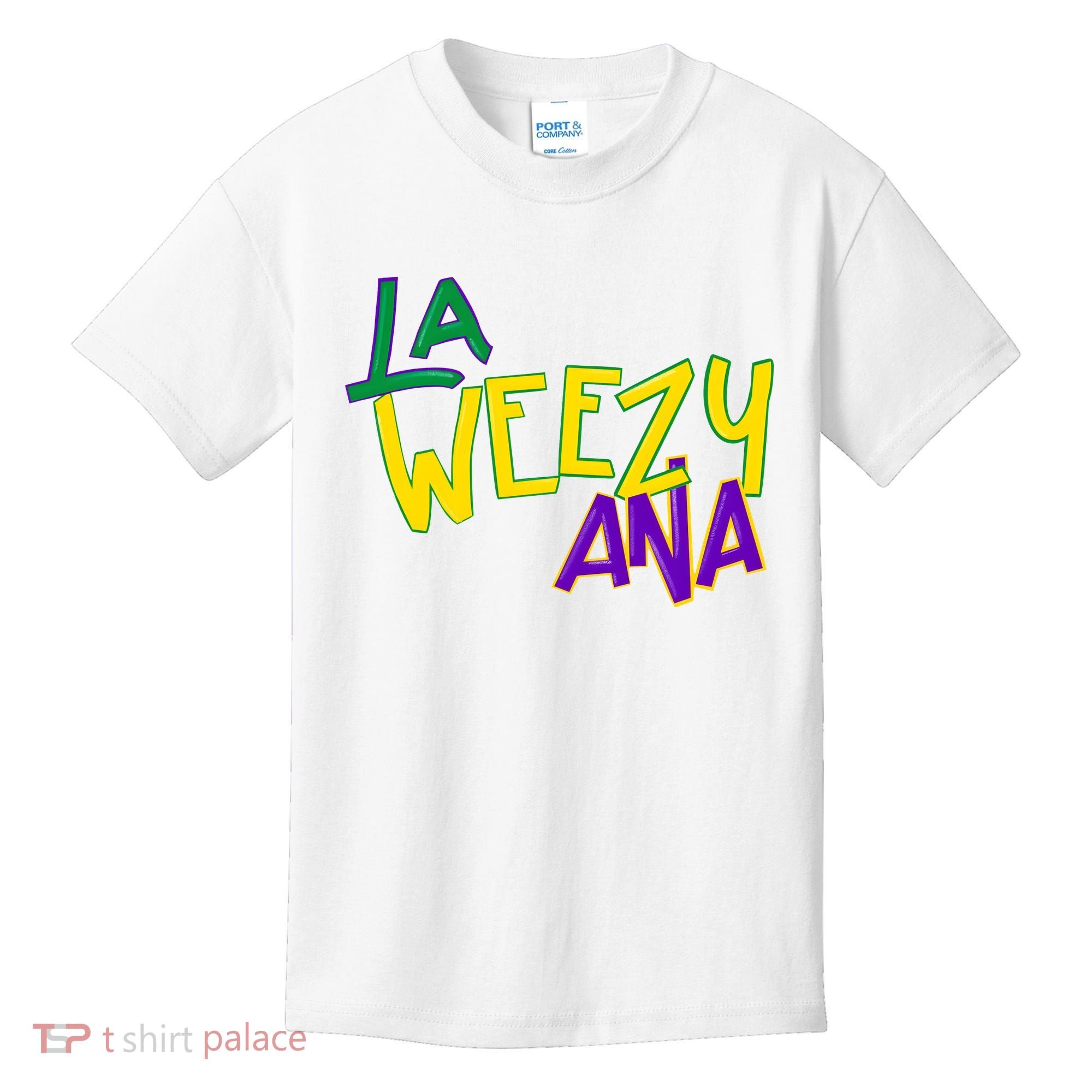 La Weezy Ana Mardi Gras Kids T-Shirt