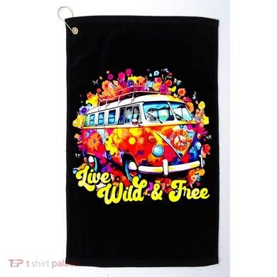 Live Wild And Free Golf Towel