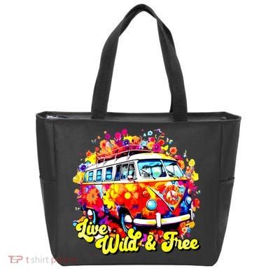 Live Wild And Free Tote Bag