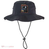 Let's Watch A Scary Movie Funny Halloween Bucket Hat thumb 0