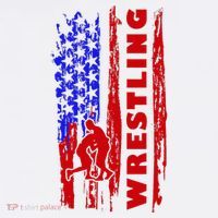 Love Wrestling American Flag Wrestling Coaches Women's Tank Top thumb 5