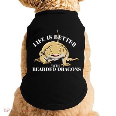 Life With Bearded Dragons Reptiles Lizard Gift Doggie Tank