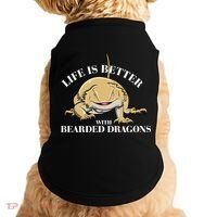 Life With Bearded Dragons Reptiles Lizard Gift Doggie Tank thumb 0