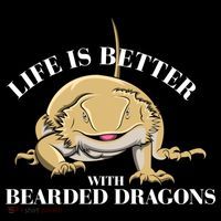 Life With Bearded Dragons Reptiles Lizard Gift Women's Hoodie thumb 2