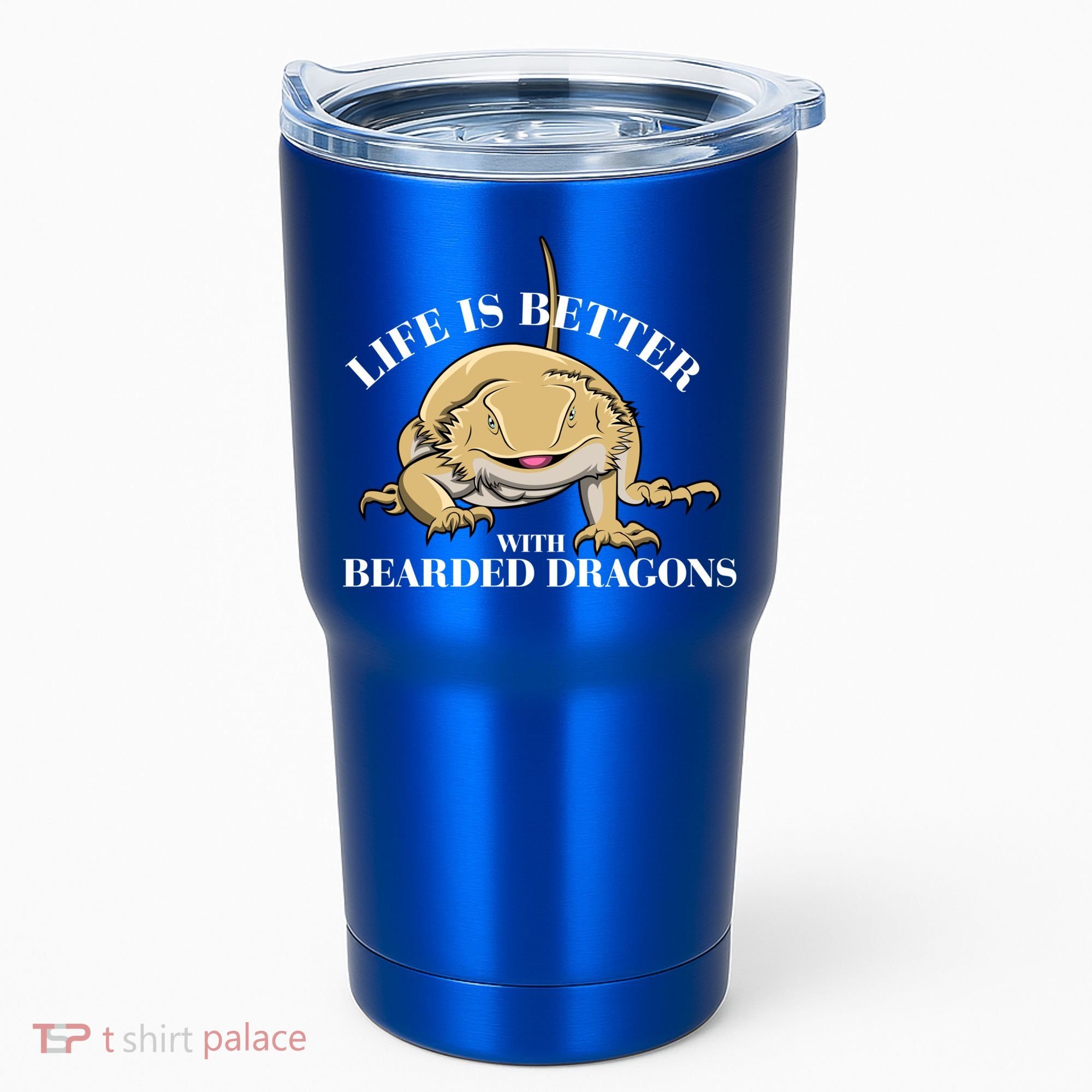 Life With Bearded Dragons Reptiles Lizard Gift Tumbler