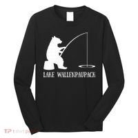 Lake Wallenpaupack Bear Fishing Pennsylvania Gift Long Sleeve Shirt thumb 0