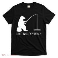 Lake Wallenpaupack Bear Fishing Pennsylvania Gift T-Shirt thumb 0