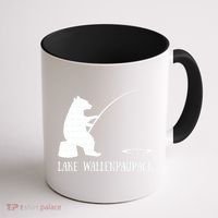 Lake Wallenpaupack Bear Fishing Pennsylvania Gift Coffee Mug thumb 1