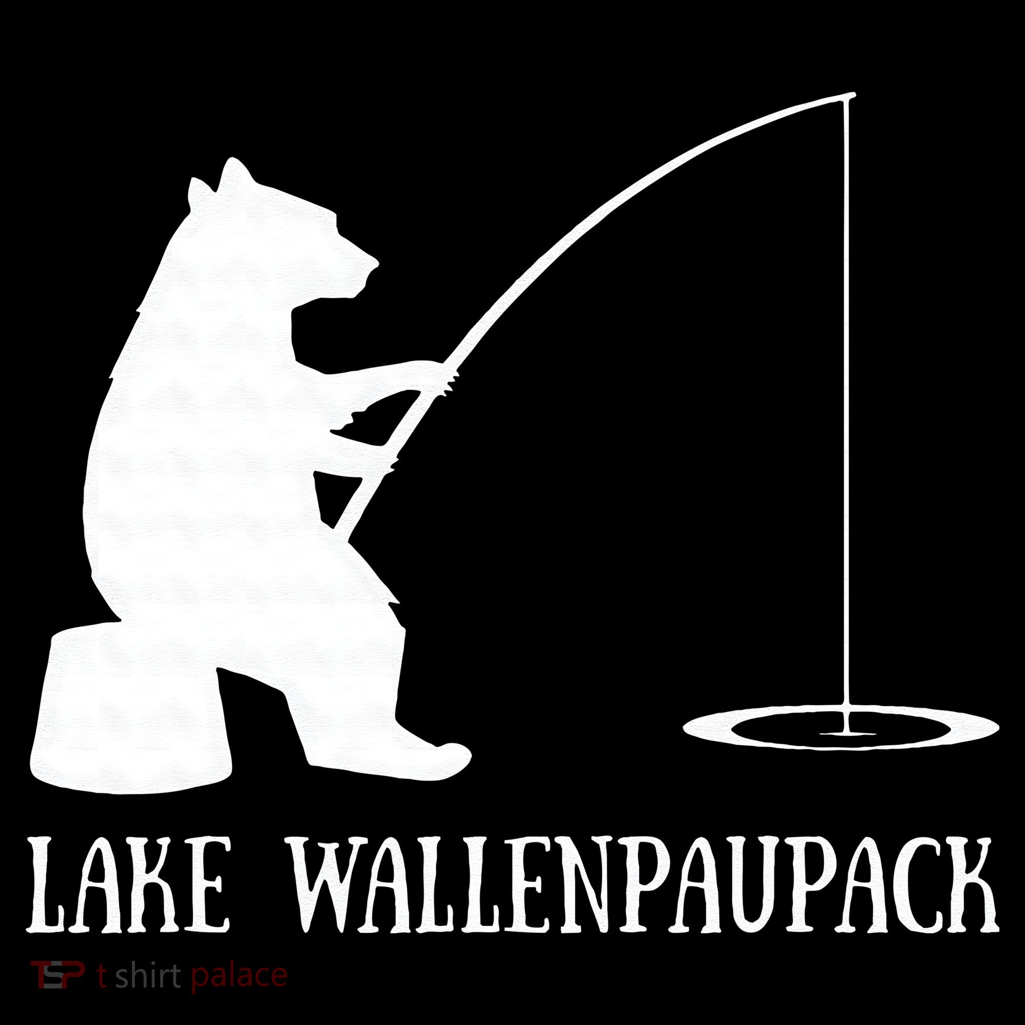 Lake Wallenpaupack Bear Fishing Pennsylvania Gift Coffee Mug