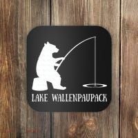 Lake Wallenpaupack Bear Fishing Pennsylvania Gift Coaster thumb 0