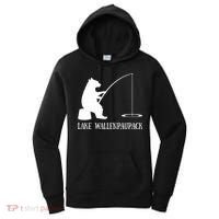 Lake Wallenpaupack Bear Fishing Pennsylvania Gift Women's Hoodie thumb 0