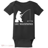 Lake Wallenpaupack Bear Fishing Pennsylvania Gift Baby Bodysuit thumb 0