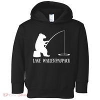 Lake Wallenpaupack Bear Fishing Pennsylvania Gift Toddler Hoodie thumb 0
