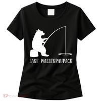 Lake Wallenpaupack Bear Fishing Pennsylvania Gift Women's T-Shirt thumb 0